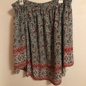 Floral off the shoulder top